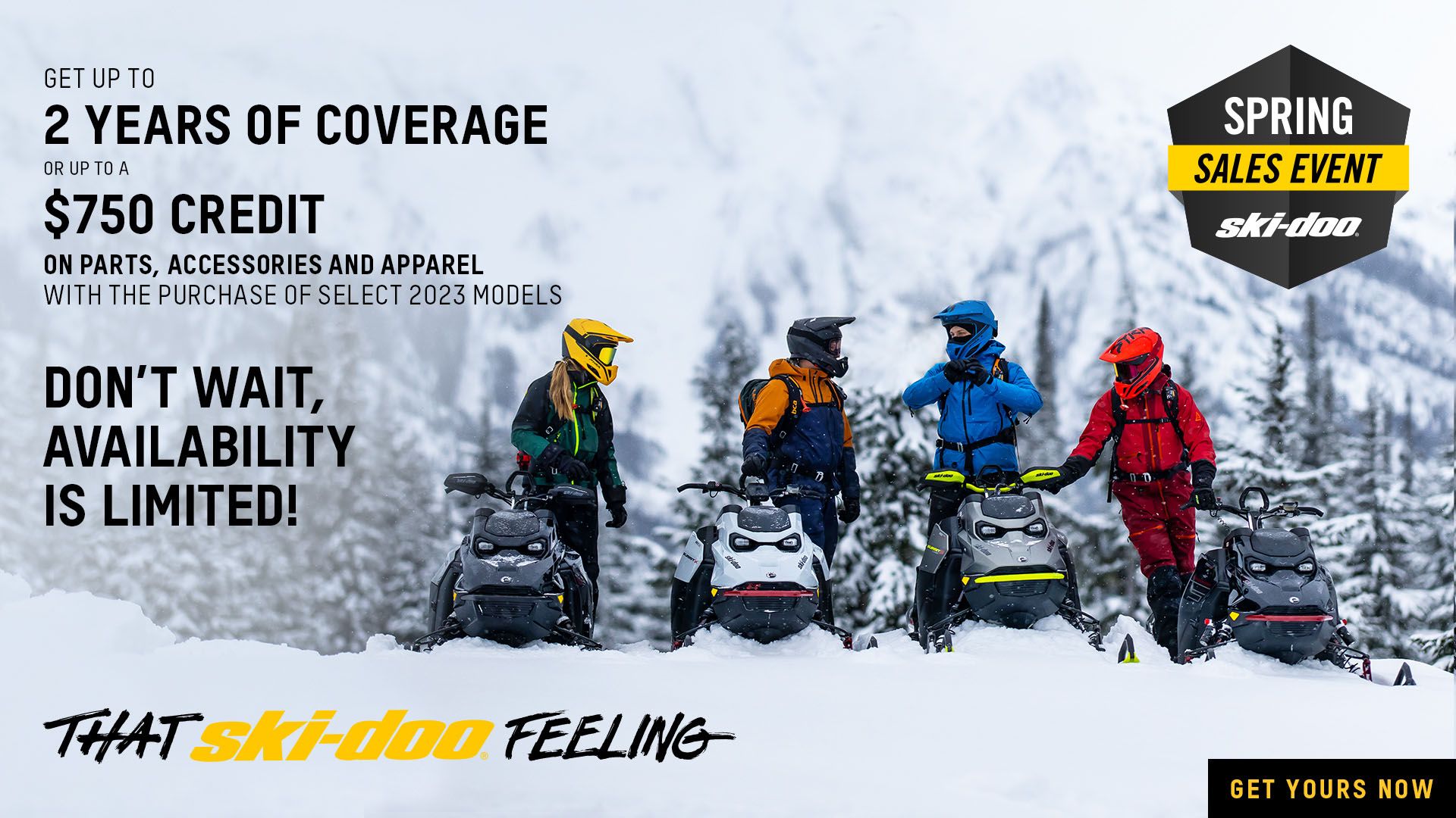 2023 Ski-Doo Spring Sales Event